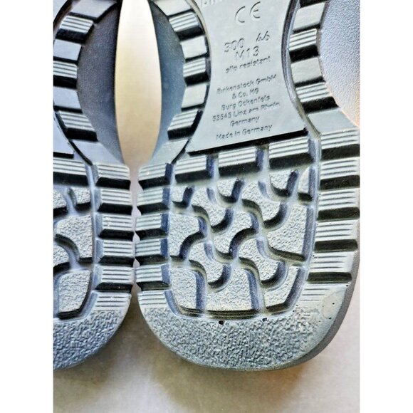 Birkenstock Super Birkis Blue Rubber Clogs Comfort Slip Resistant Sz 13 EU 46 - Picture 10 of 15